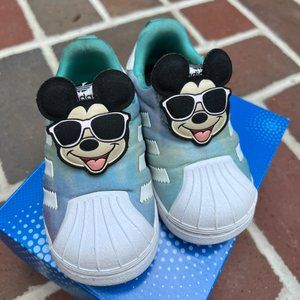 Adidas Disney Toddler Size 5.5 Mickey Mouse Superstar 360 Shoes Sneakers